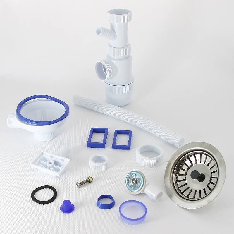 Сифон для мойки Wirquin Эконом 1 1/2 x 40 мм с переливом чашка 114 мм 30987109