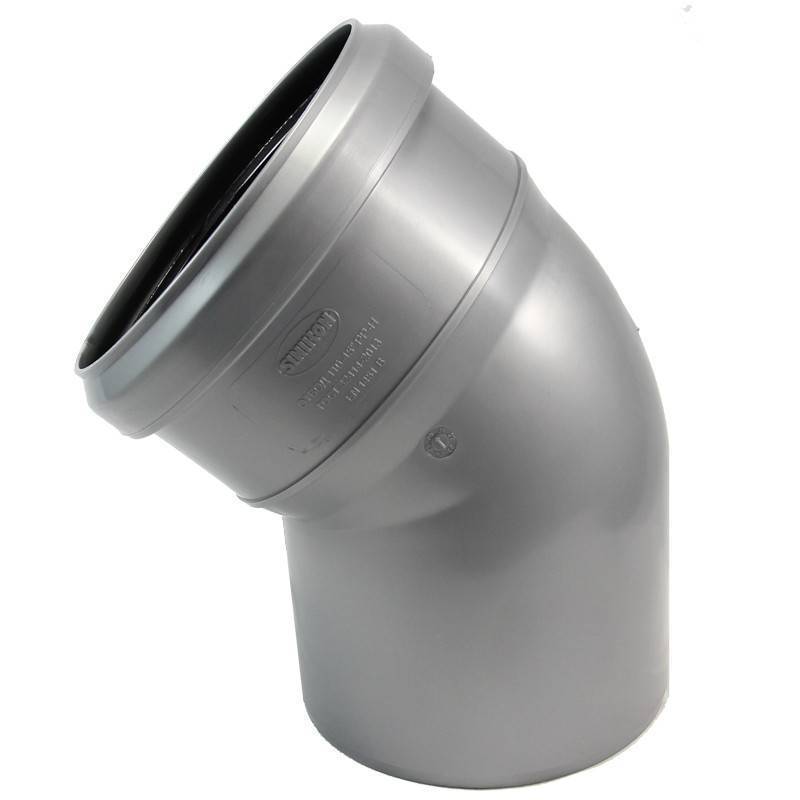 Отвод канализационный Sinikon Стандарт 75 мм 45° 504041CR