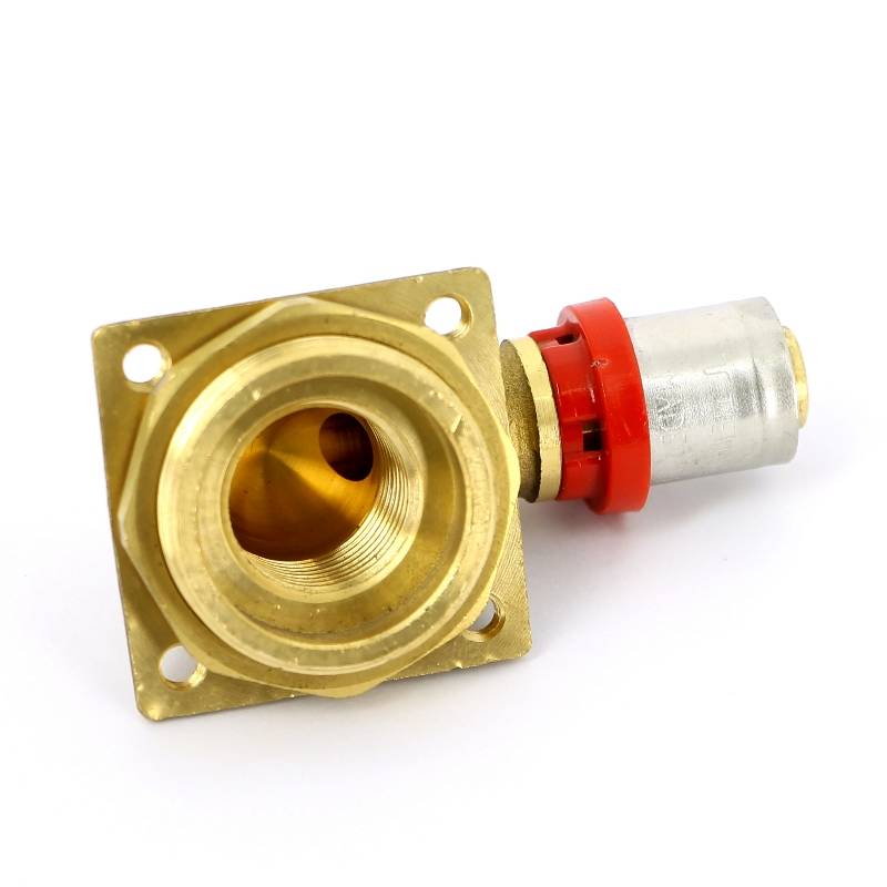 Водорозетка пресс-В с контргайкой 3/4 для стиральных машин Tiemme 16x1/2 1650175