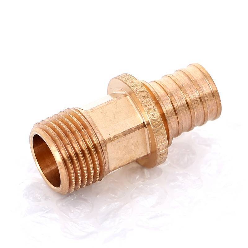 Муфта надвижная REHAU Rautitan RX 20х1/2 с наружной резьбой бронза 14563141001