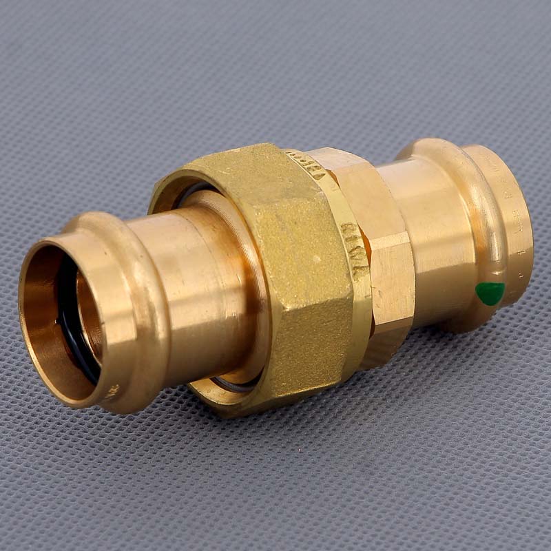 Муфта разъёмная пресс Viega Sanpress бронза 28 мм 124311