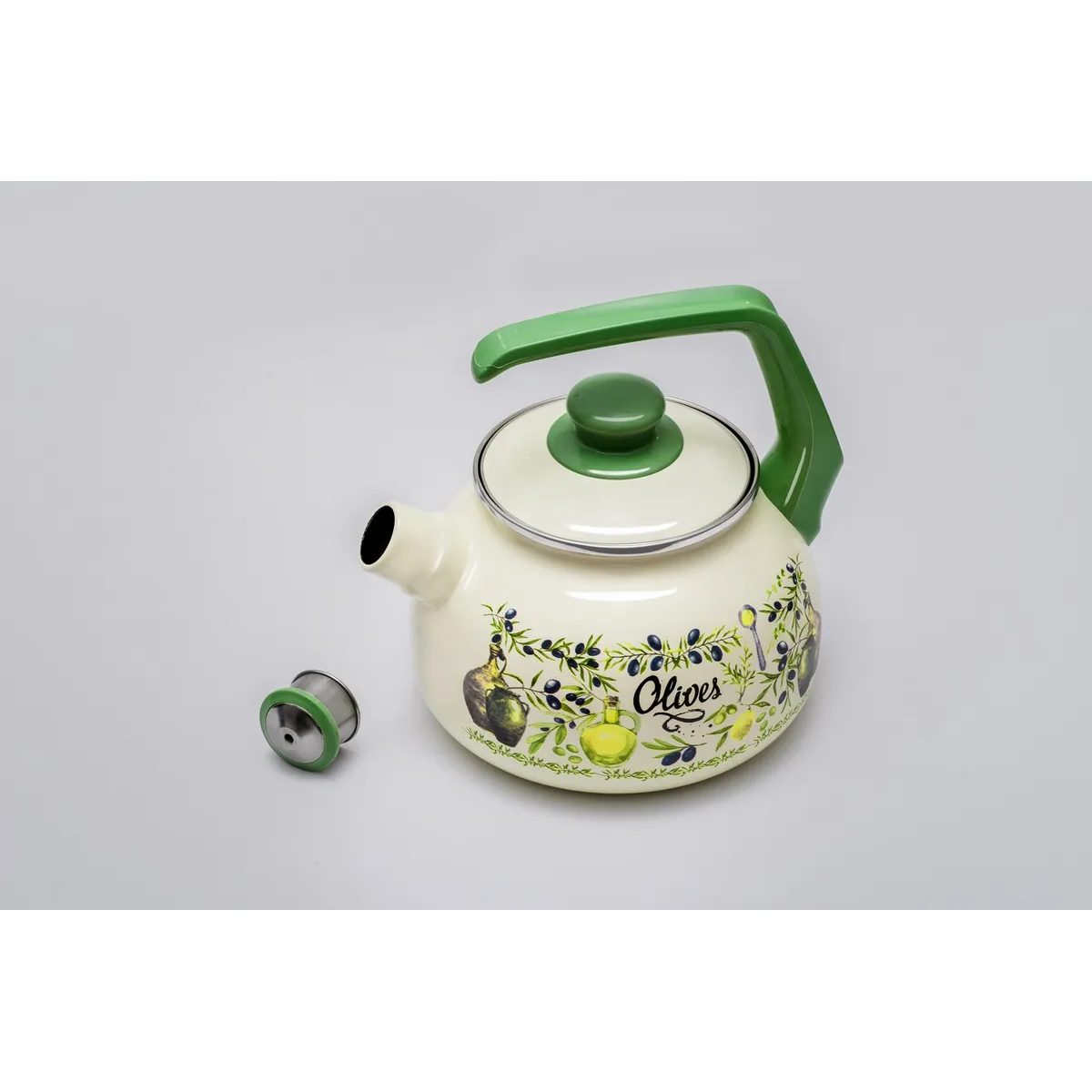 Чайник эмалированный Metrot Олива 2.5 л 7304