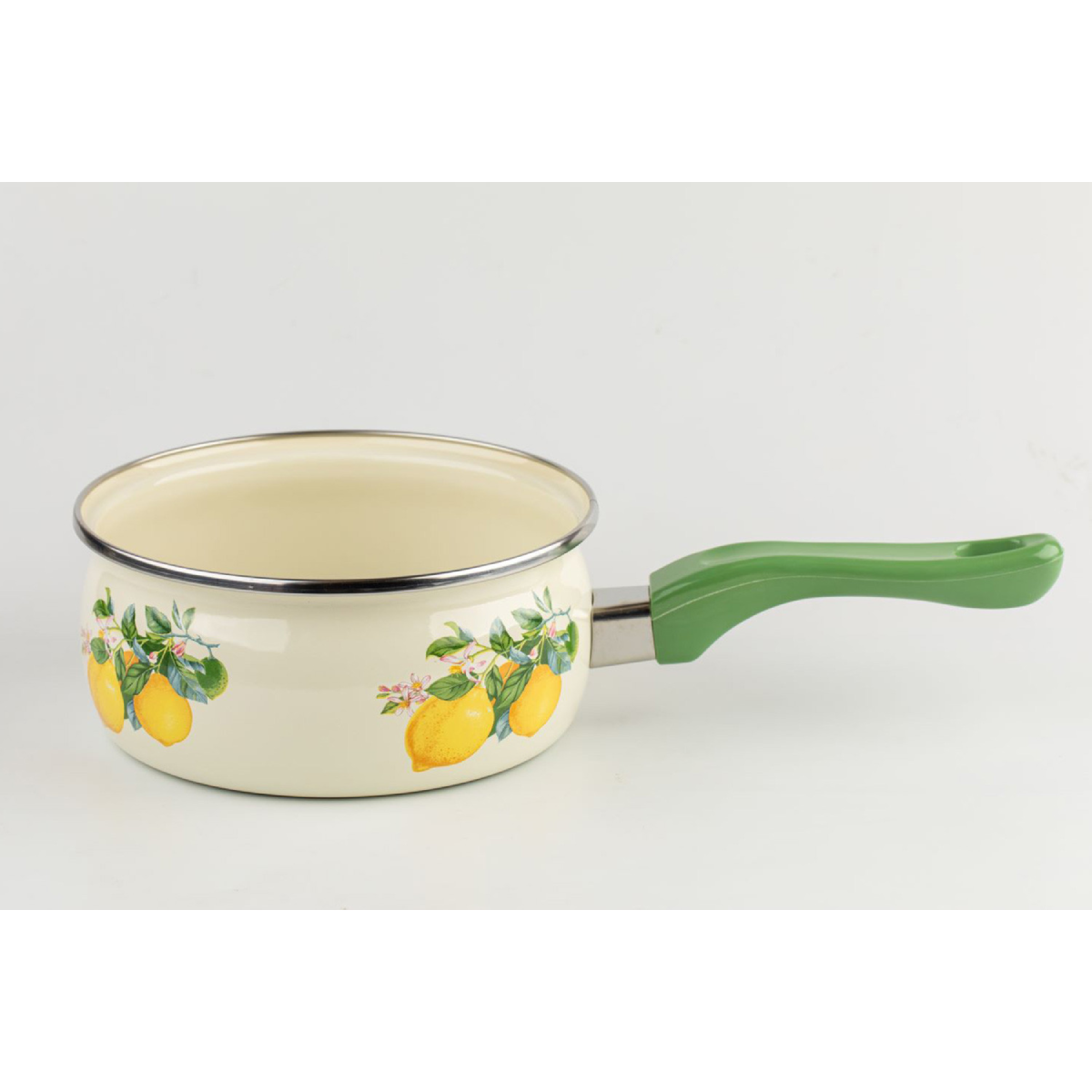 Ковш эмалированный Metrot Лимоны 1.5 л 7394