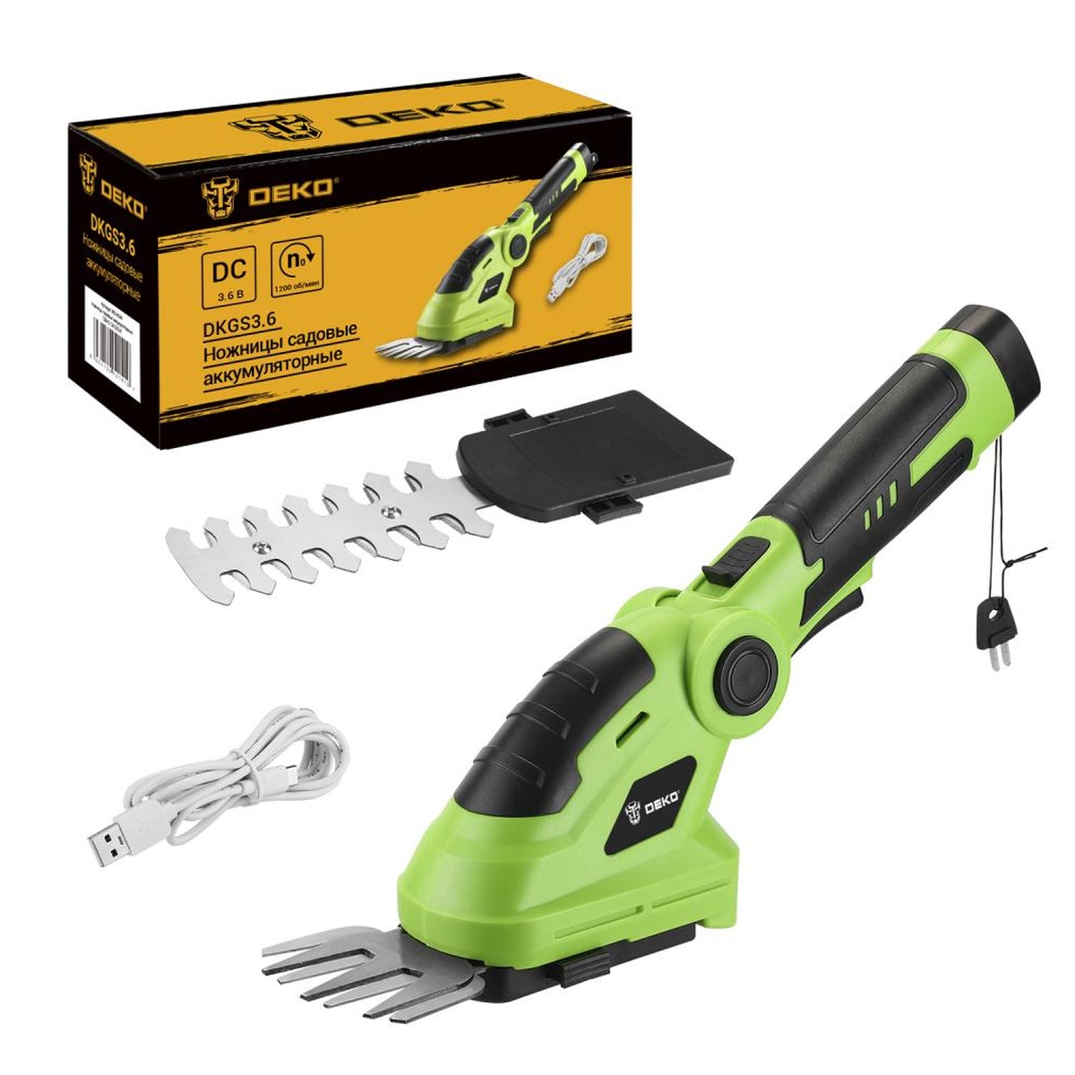 Ножницы садовые аккумуляторные DEKO DKGS3.6 063-4110