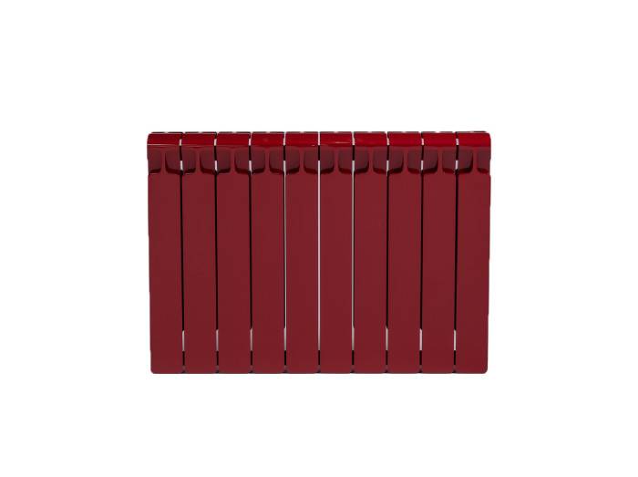 Радиатор биметаллический RIFAR Monolit 500 10 секций боковое подключение Бордо 11650