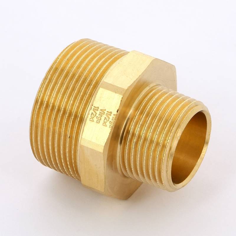 Ниппель переходной Viega 1 1/2 x 1 бронза 321697