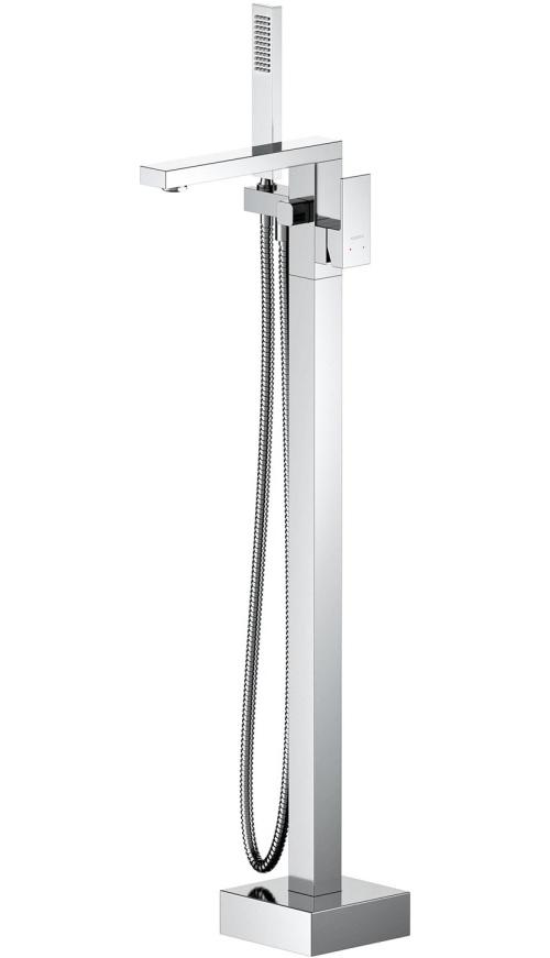 Смеситель для ванны Aquanet Libra напольный AQ1645CR