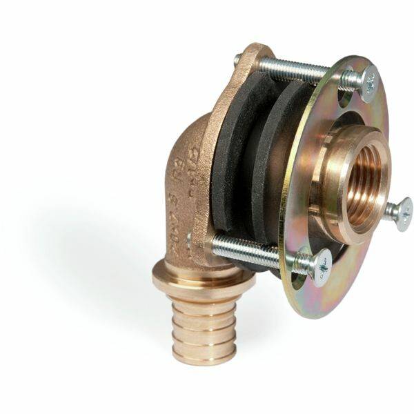 Угольник настенный REHAU RAUTITAN RX 20-1/2 внутренняя резьба 28 мм для гипсокартона 13661161001