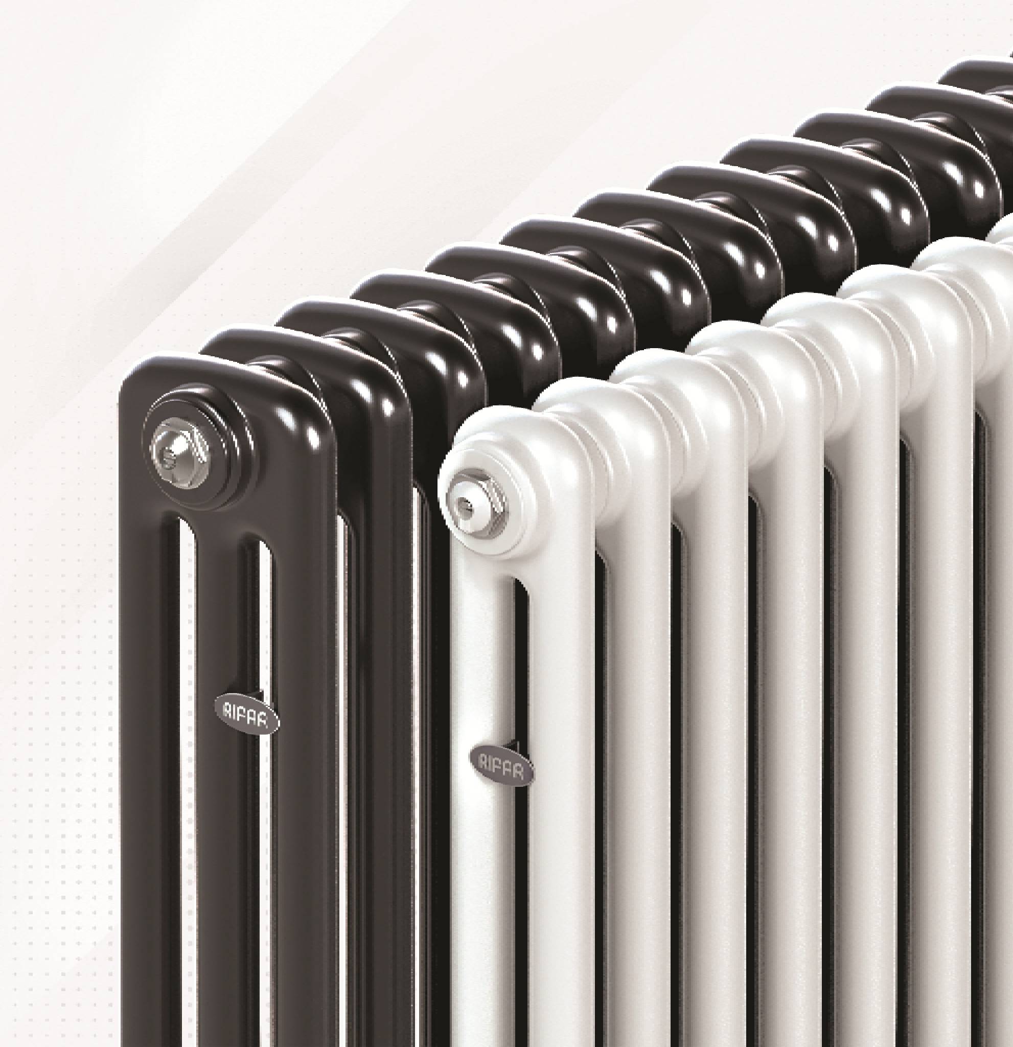 Радиатор стальной трубчатый RIFAR TUBOG 3057 14 секций 570 мм боковое подключение Антрацит 3057-14