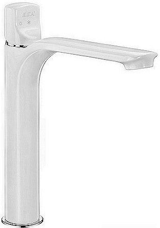 Смеситель для раковины Bravat MYRA 230 без донного клапана белый хром 104108984EX