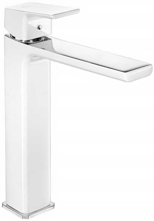 Смеситель для раковины Bravat TIERA 237 белый хром 104888002EX
