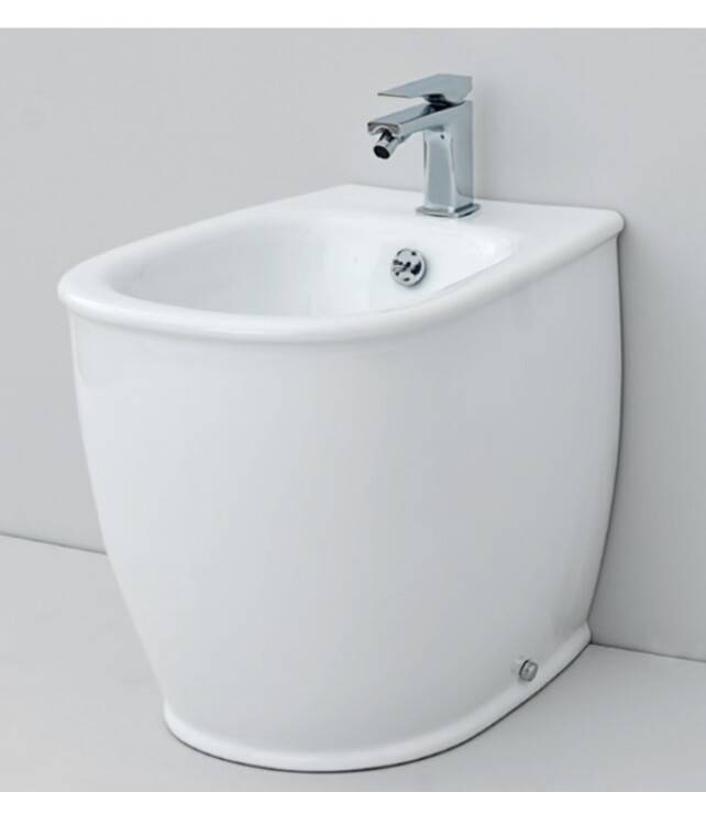 Биде напольное Artceram Azuley 360x520x420 мм белый AZB0020100