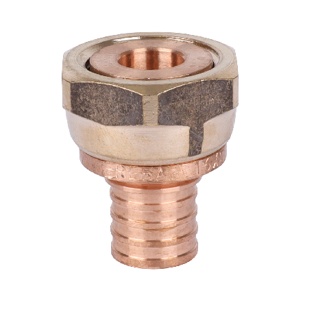 Переходник с накидной гайкой REHAU RAUTITAN RX 32-G 1 1/4 бронза 14563423001