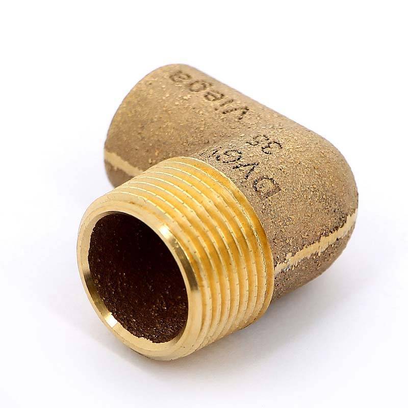 Угол 90° бронзовый Viega пайка-НР 18х3/4 133108