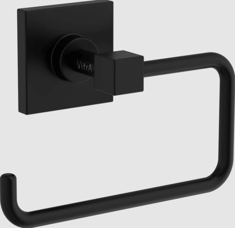 Бумагодержатель VitrA Root без крышки черный матовый A4480536