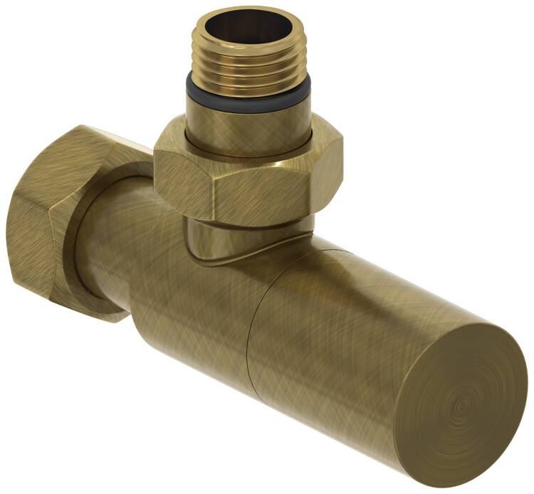 Вентиль угловой Сунержа Цилиндр G 1/2 x G 3/4 состаренная бронза 05-1400-1234