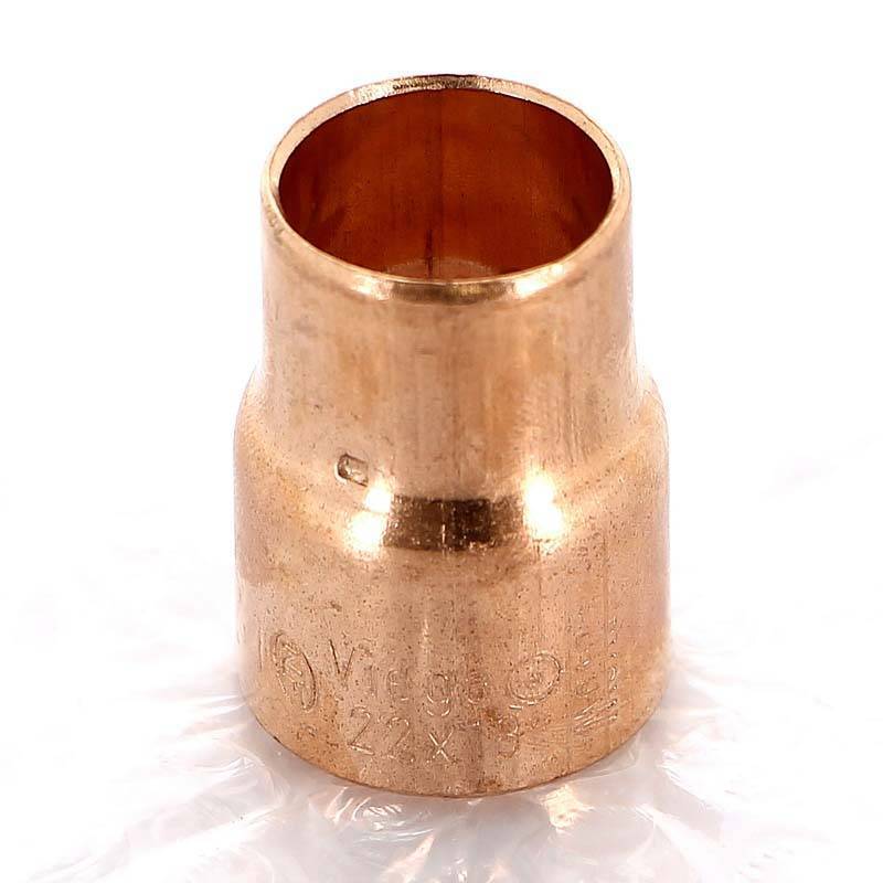 Муфта редукционная медная Viega 22х18 мм пайка 101602