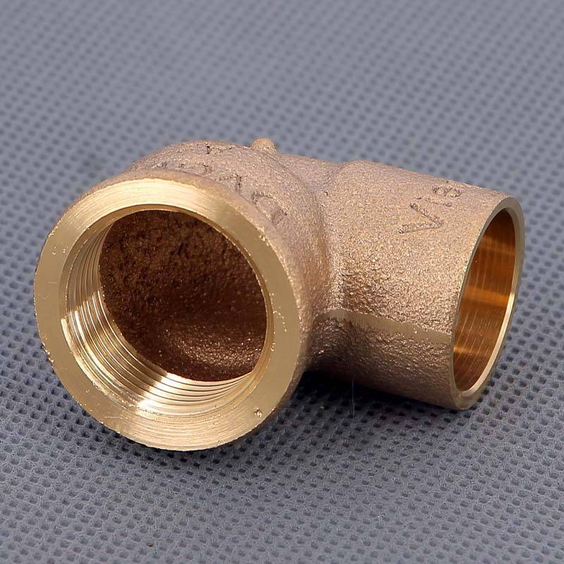 Угол 90° бронзовый Viega 94090G пайка-ВР 22x3/4 107581