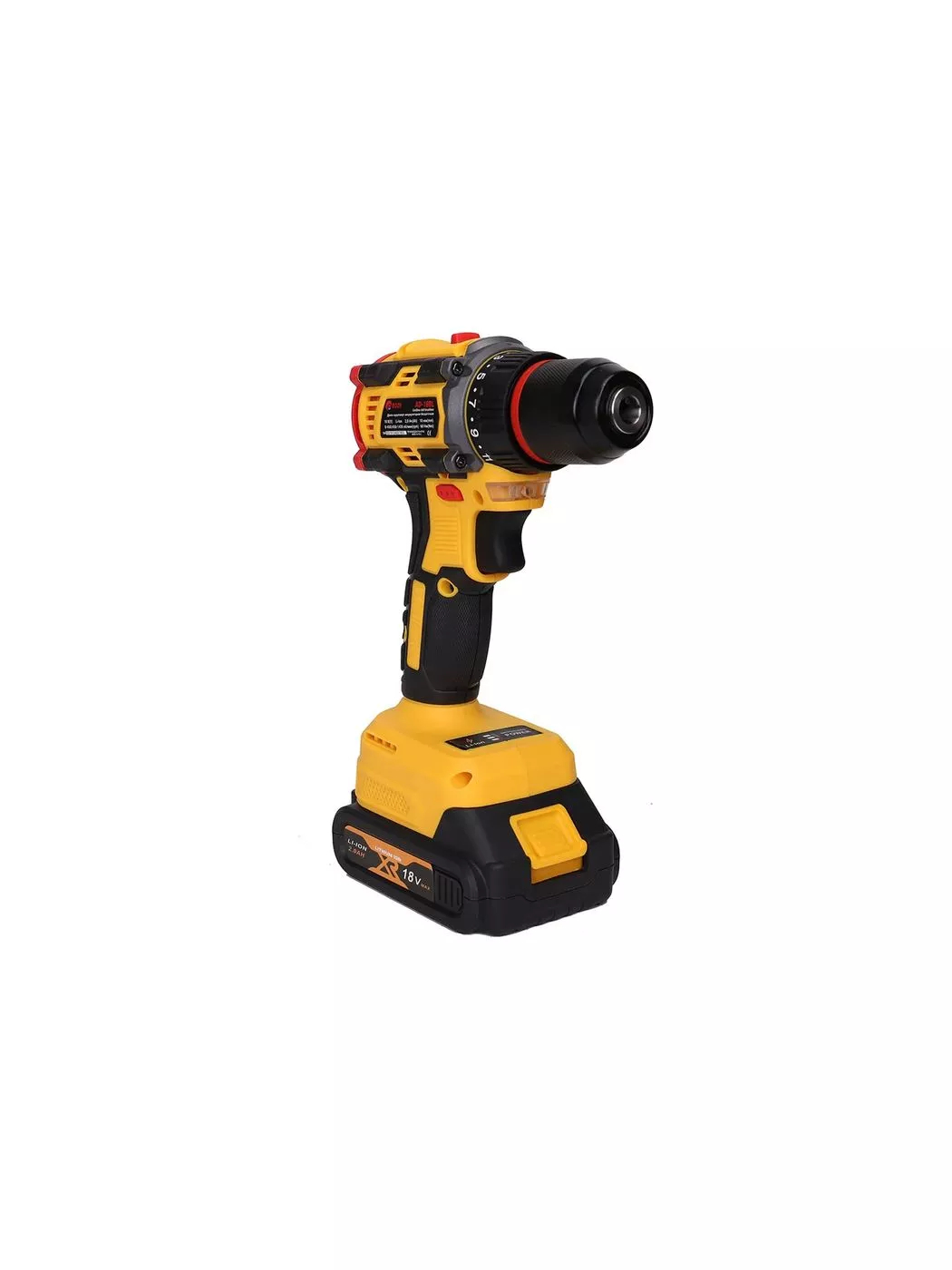 Дрель-шуруповерт аккумуляторная бесщеточная Edon AD-18BL