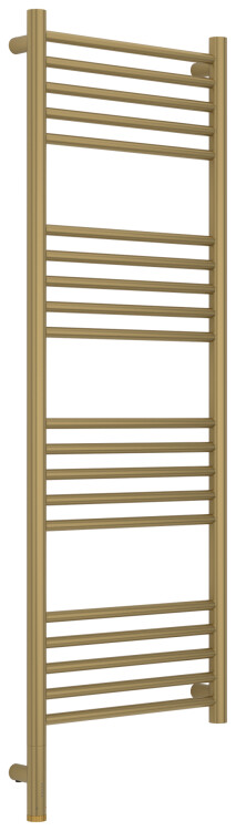 Полотенцесушитель электрический Сунержа Богема 3.1 1200x400 мм МЭМ нижнее подключение слева золотой шёлк 3260041240