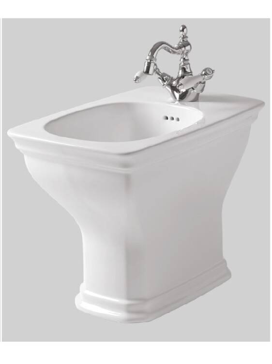 Биде напольное Artceram Civitas 360x540x420 мм белый глянцевый CIB0020100