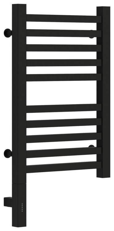 Полотенцесушитель электрический Сунержа Модус 3.0 620x330 мм МЭМ левый черный матовый HOG3157005030