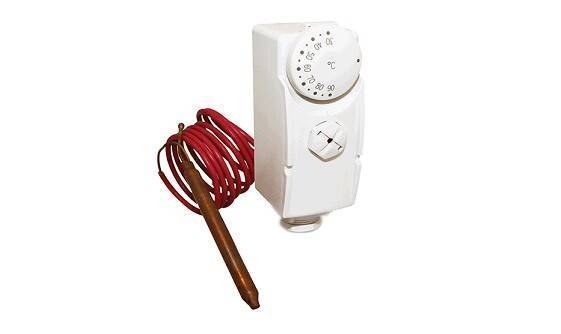 Термостат электрический с выносным датчиком SALUS AT10F 30-90 °C 220 В AT10F