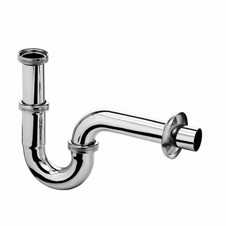 Сифон для раковины Kludi трубный 1 1/4 x 32 мм хром 102500500