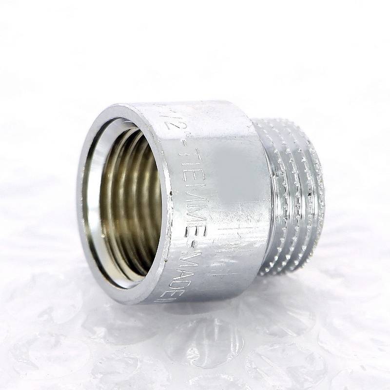 Удлинитель хромированный Tiemme 1/2 x 15 мм НВ 1500069