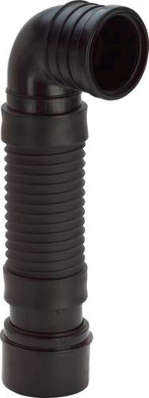 Отвод для подвесного унизаза гофрированный Viega 90° с эксцентриковой муфтой 713744