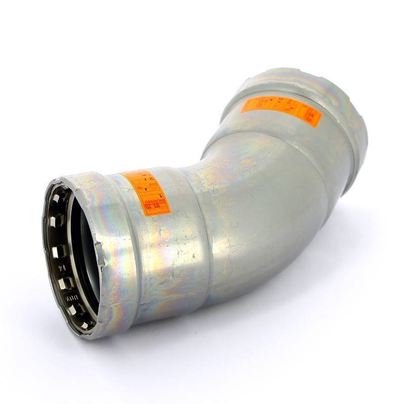 Угольник 45 градусов Viega Megapress пресс оцинкованная сталь 2 694623