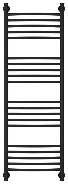 Полотенцесушитель водяной Сунержа Богема+ с 1 полкой 400x1200 мм матовый черный 31-0221-1240
