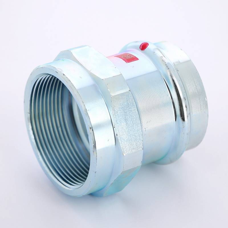 Муфта переходная пресс-В Viega Prestabo 54х2 оцинкованная сталь 642228