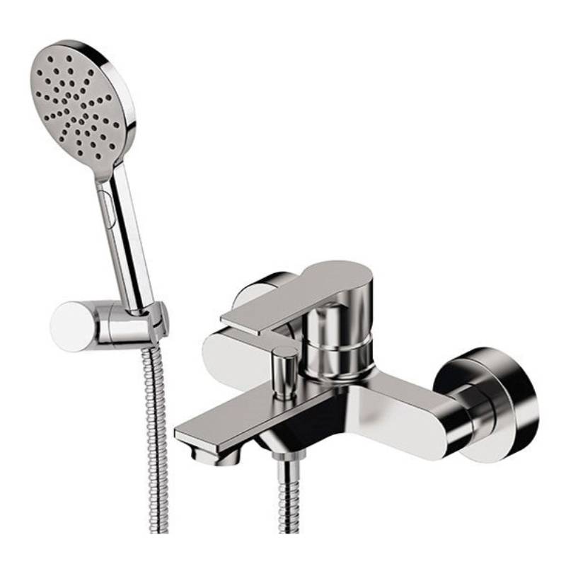 Смеситель для ванны Remer Energy с душевым набором хром EY02