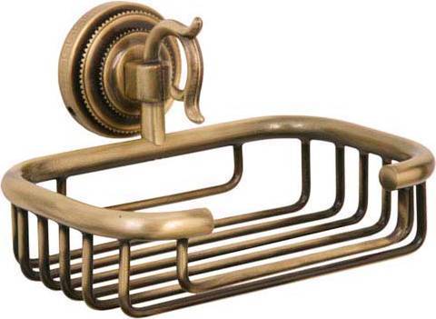 Мыльница подвесная Boheme Medici 16х12.5х9 см бронза 10619