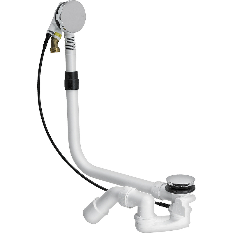 Слив-перелив с наливом Viega Multiplex Trio Visign MT5 плоская конструкция хром 6161.60 727741