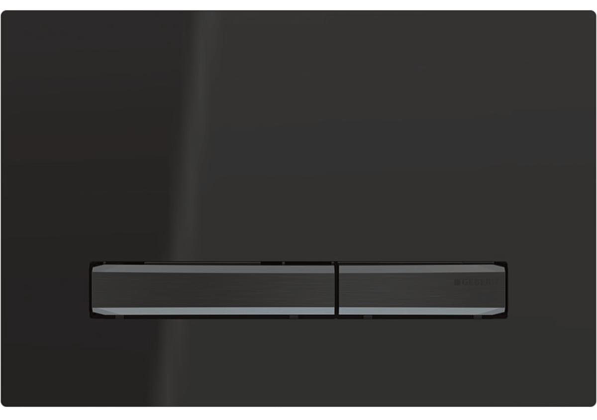 Смывная клавиша Geberit Sigma50 для двойного смыва хромированный черный 115.671.DW.2