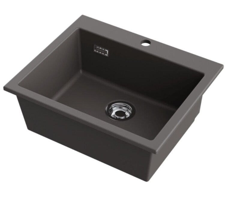 Мойка кухонная Omoikiri Omishima 600x510 мм stone grey 4997545