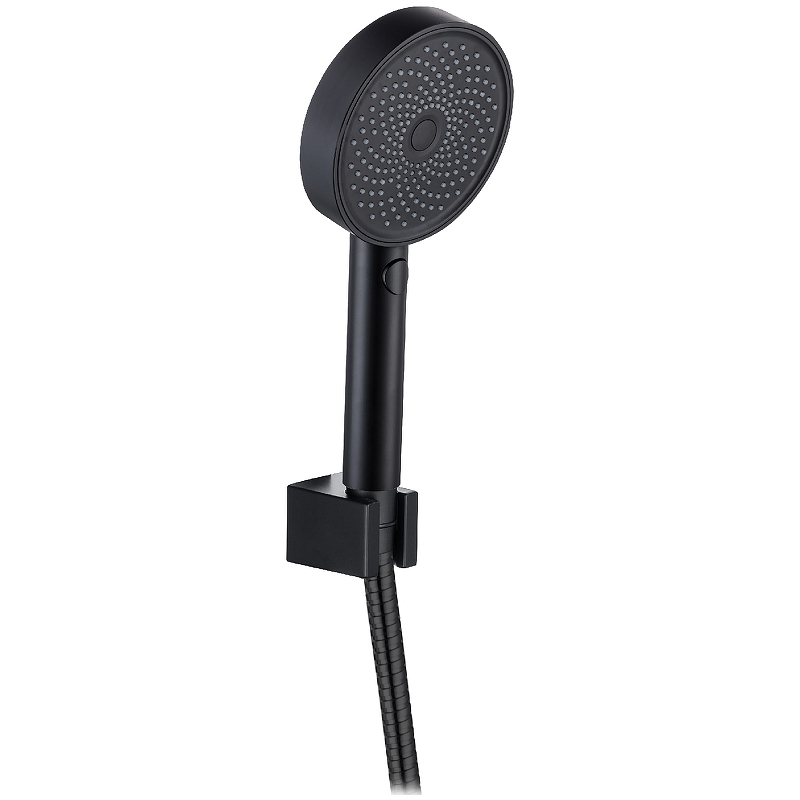 Душевой набор Aquanet Вега 3jet матовый черный AQ2030MB