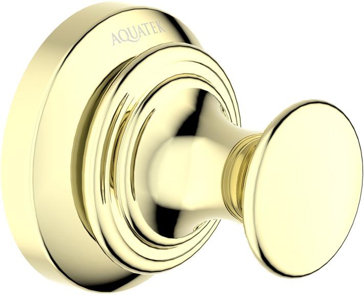 Крючок для ванной Aquatek Классик полированное золото AQ4501PG