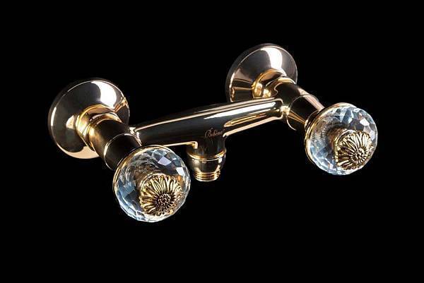 Смеситель для душа Boheme Flora золото глянцевое 294-FL