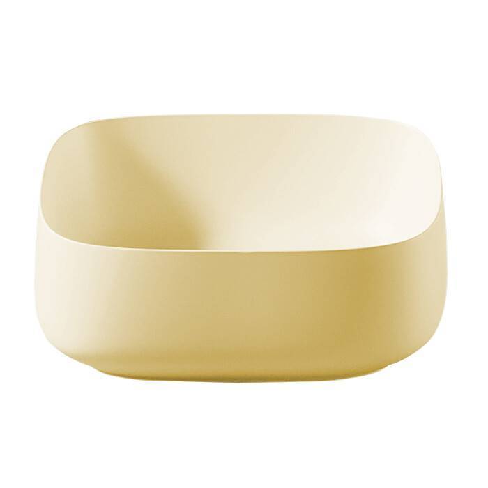 Раковина накладная Artceram Cognac Quadro 460х410х155 мм Zync yellow COL0071200