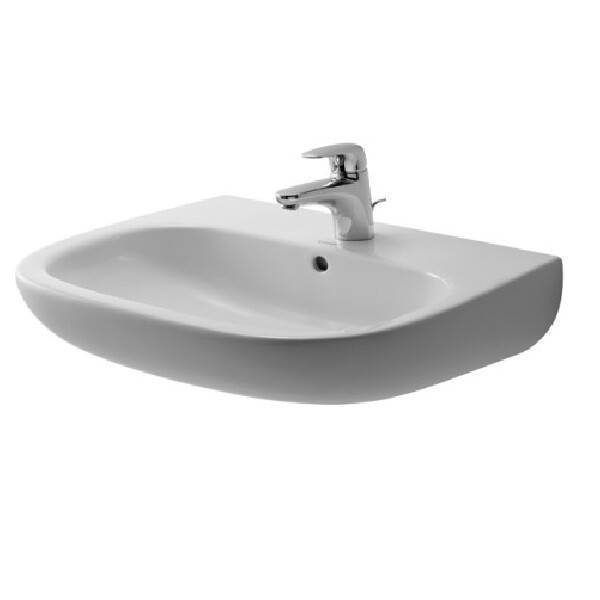 Раковина Duravit D-Code 600х460 мм подвесная с переливом 23106000002