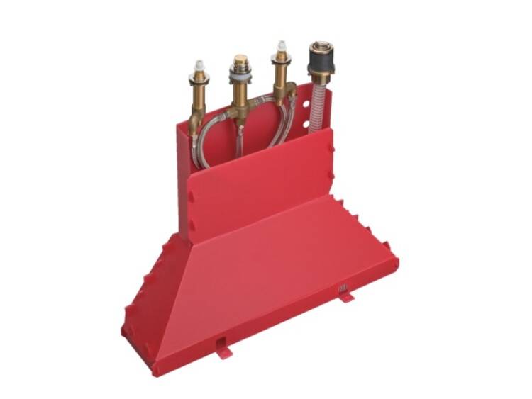 Скрытая часть для смесителя на борт ванны на 4 отверстия Hansgrohe 13444180