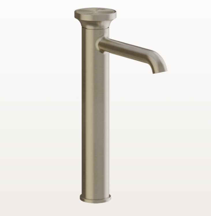 Смеситель для раковины, Gessi, Origini, на раковину/столешницу, цвет-Finox Brushed Nickel