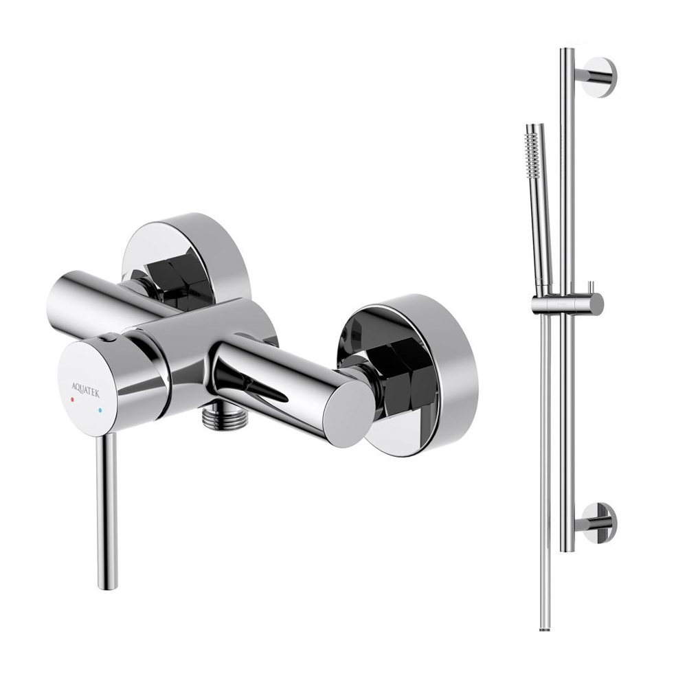 Набор смесителей 2 в 1 Aquanet Европа AQ1332CR (AQ1360CR+AQ2012CR) AQ1332CR