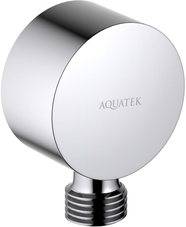 Шланговое подсоединение Aquatek хром AQ2457CR