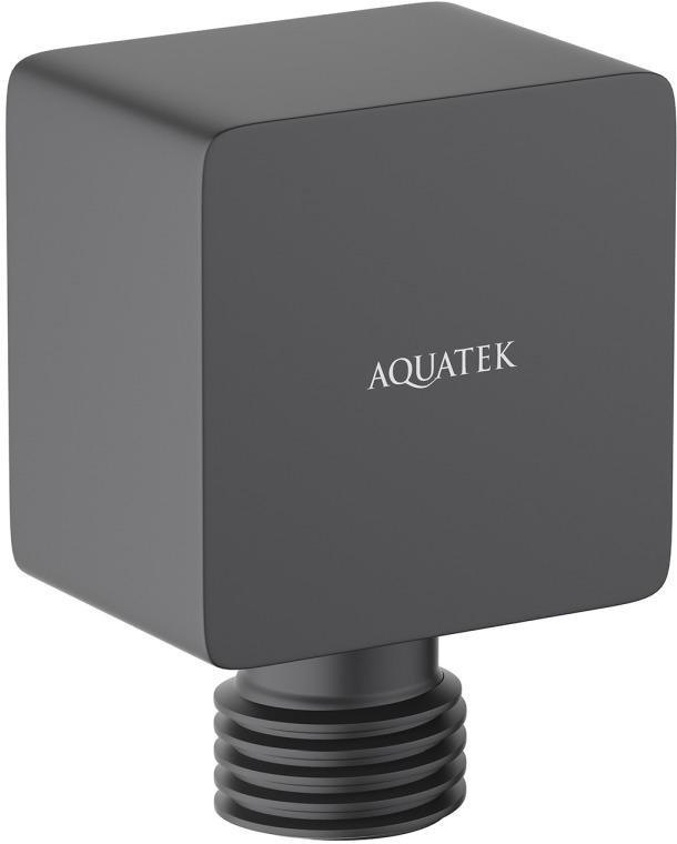 Шланговое подсоединение Aquatek матовый черный AQ2459MB