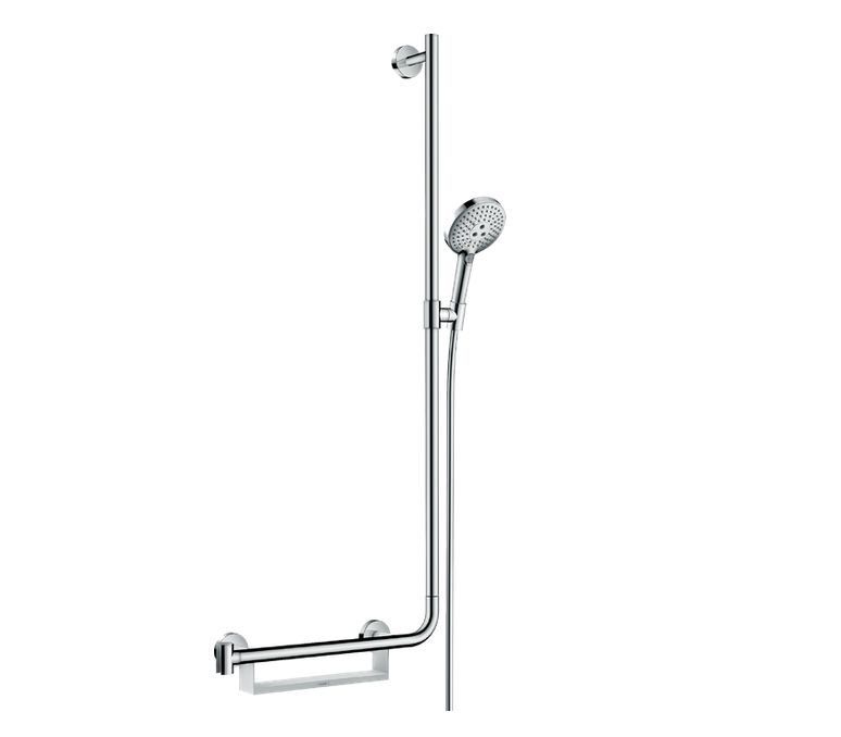 Душевой гарнитур Hansgrohe Raindance Select 120 3jet со штангой 1100 мм хром 26326000
