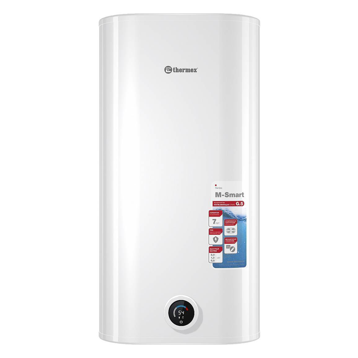 Водонагреватель накопительный Thermex M-Smart Pro MS 80 V 80 л плоский 4774